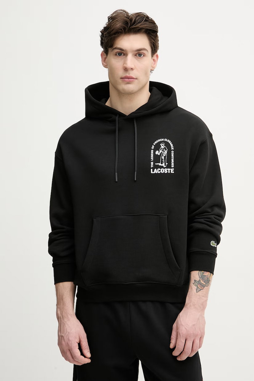 Lacoste hanorac cu glugă pentru bărbați, din bumbac