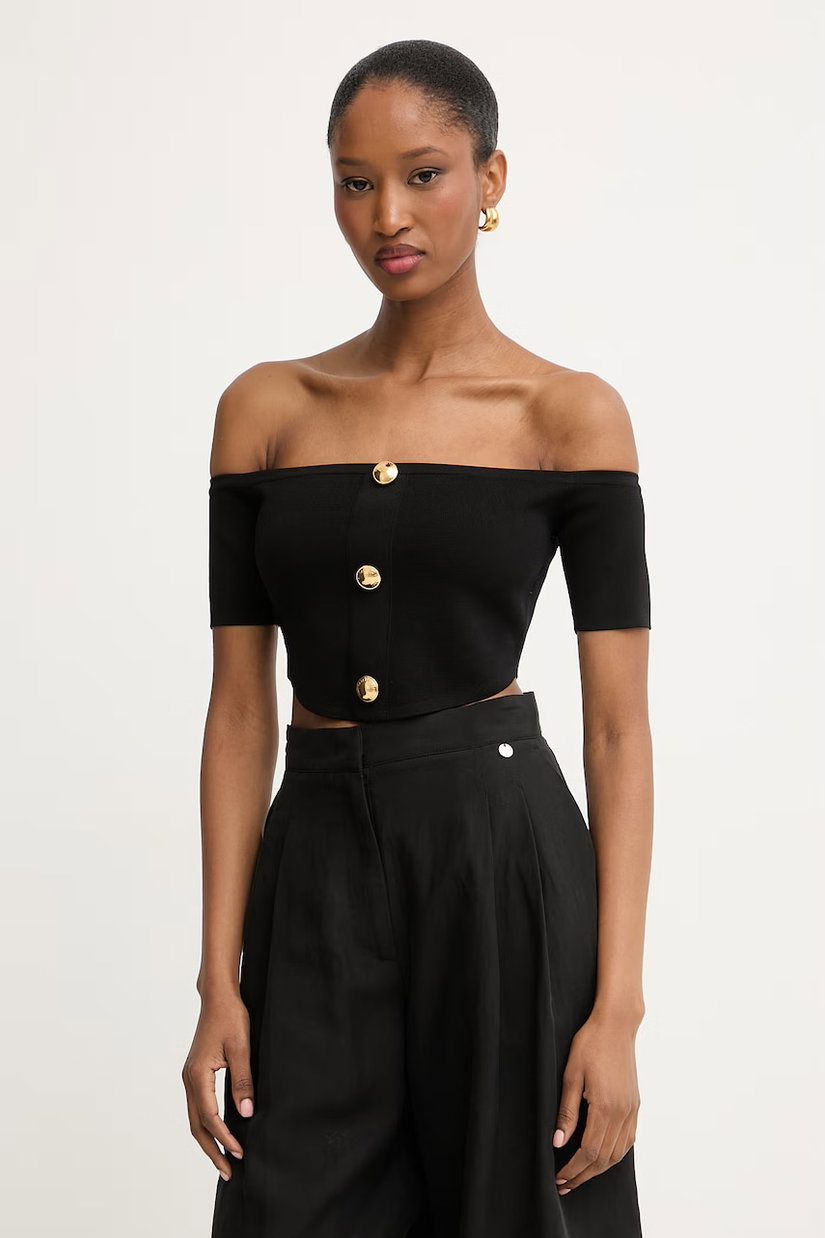 Elisabetta Franchi bluză pentru femei, cu vâscoză