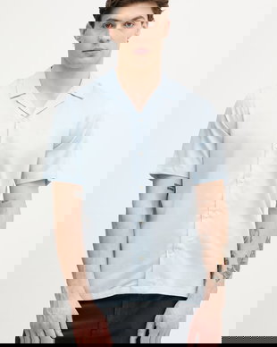 Lindbergh cămașă pentru bărbați, cu bumbac