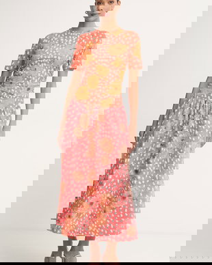 Never Fully Dressed rochie de vară din bumbac cu elastan