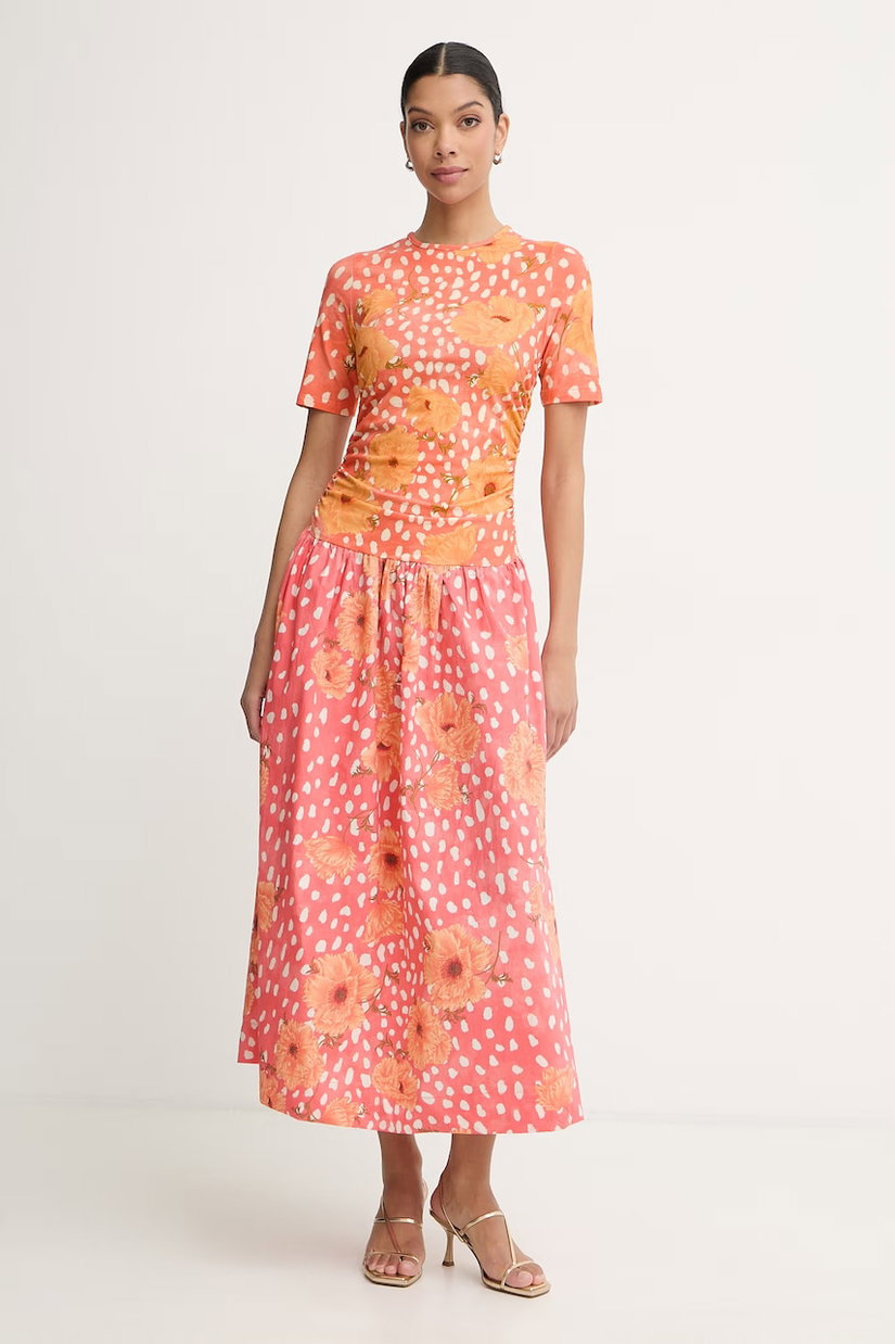 Never Fully Dressed rochie de vară din bumbac cu elastan