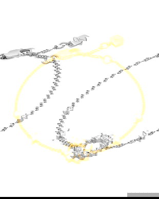 Fossil brățară pentru femei, cu zirconiu cubic Ellis