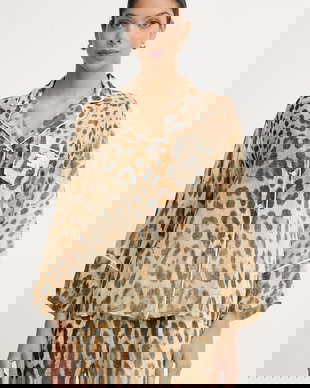 ERMANNO Firenze bluză de loungewear pentru femei, cu vâscoză