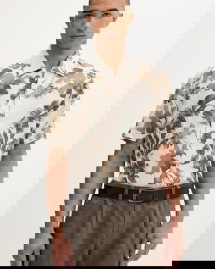 Marc O'Polo cămașă pentru bărbați, din in