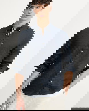 Marc O'Polo cămașă pentru bărbați, din in