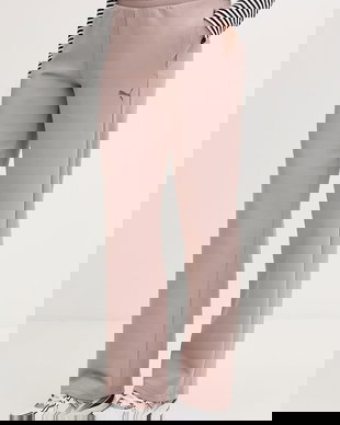 Puma pantaloni de trening pentru femei, din bumbac Essential Elevated
