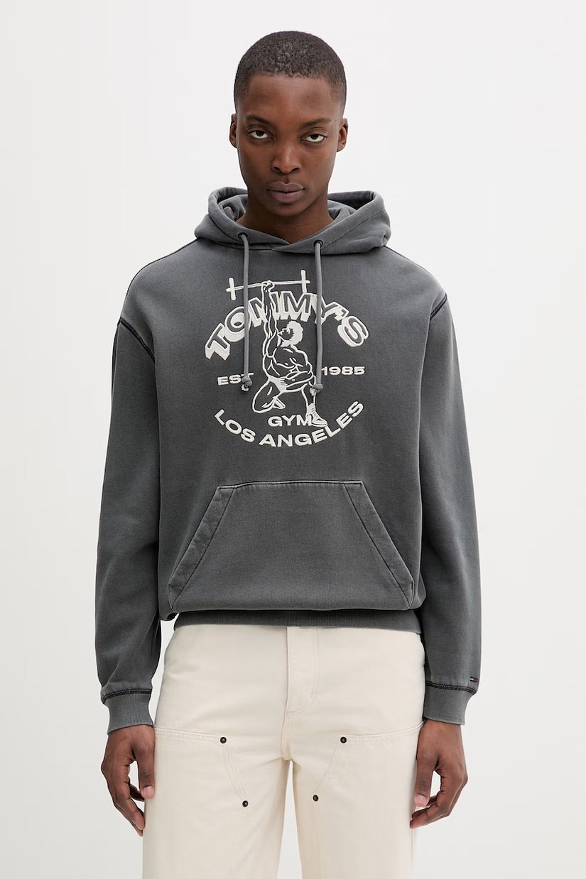 Tommy Jeans hanorac pentru bărbați, cu bumbac