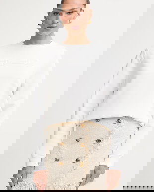 Elisabetta Franchi hanorac pentru femei, cu bumbac