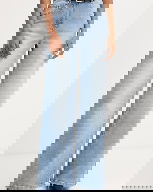 Morgan blugi wide leg pentru femei