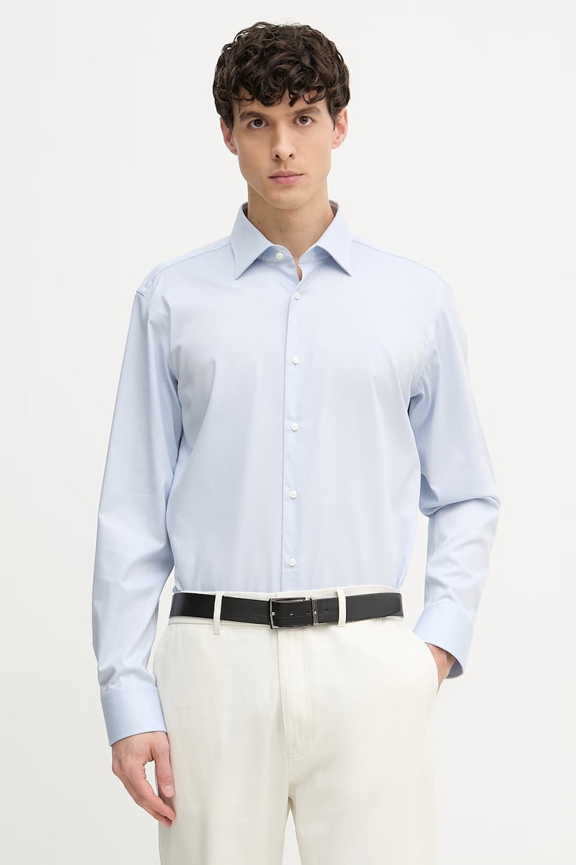 BOSS cămașă pentru bărbați, din bumbac cu elastan JOE