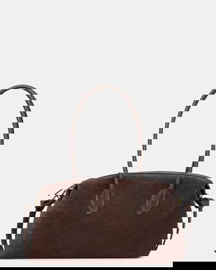 Yuzefi geantă pentru femei, din piele întoarsă BRIOCHE DUFFLE