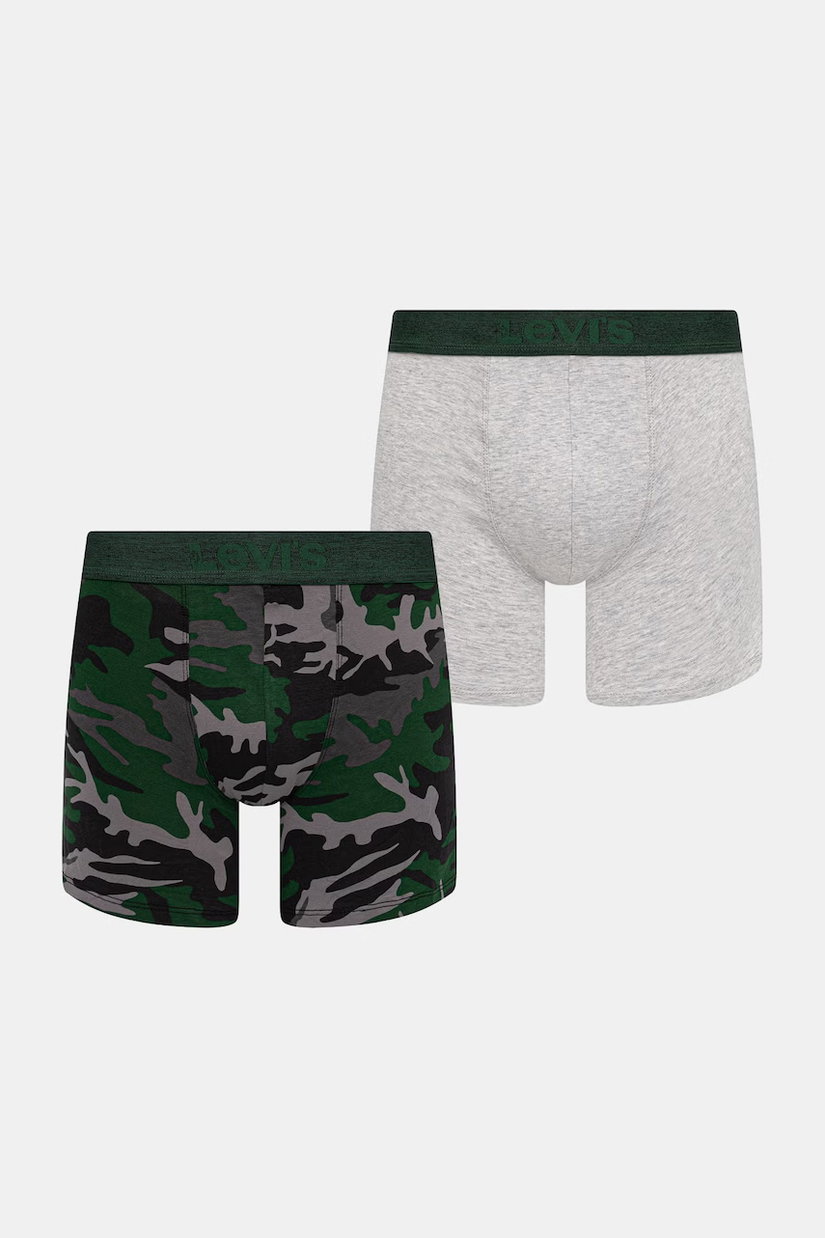 Levi's boxeri pentru bărbați, din bumbac cu elastan, pachet de 2