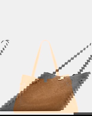 Yuzefi geantă tote pentru femei, din piele întoarsă GYOZA TOTE