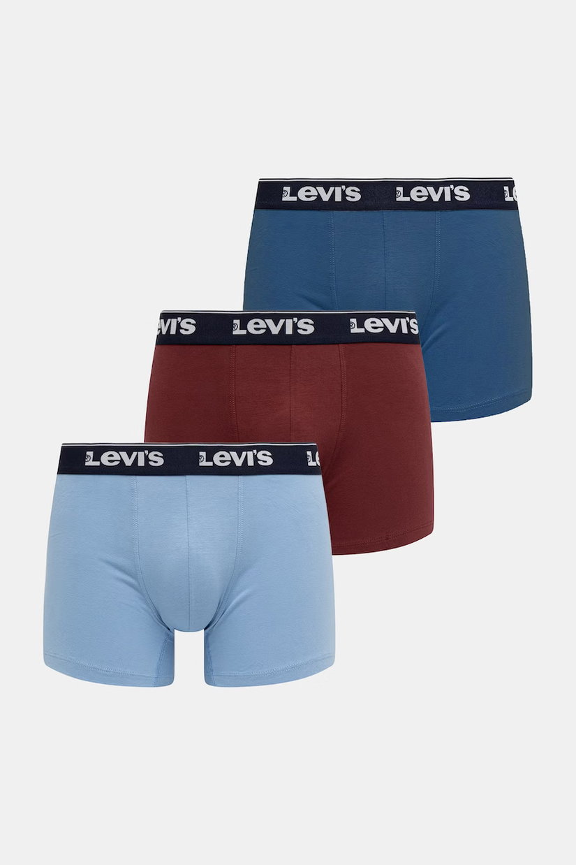 Levi's boxeri pentru bărbați, din bumbac cu elastan, pachet de 3