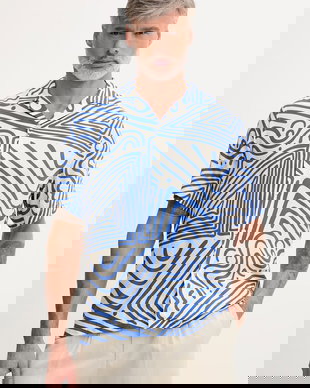 OAS cămașă pentru bărbați, cu vâscoză