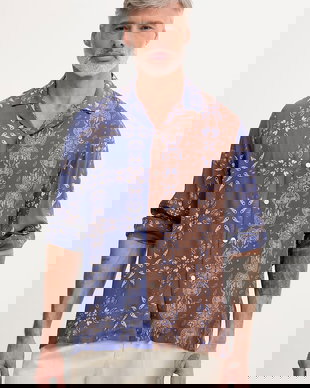 OAS cămașă pentru bărbați, cu vâscoză