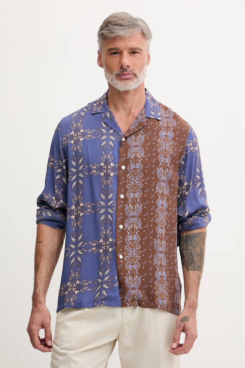 OAS cămașă pentru bărbați, cu vâscoză