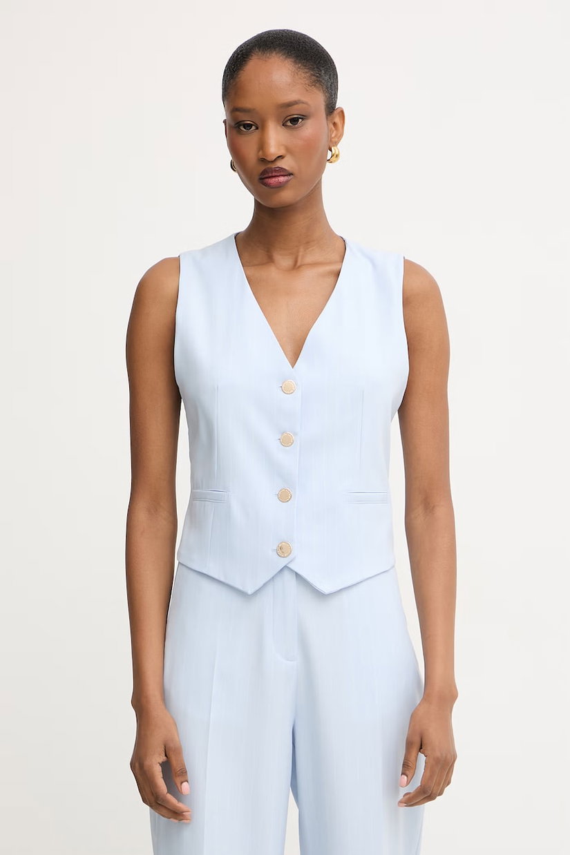 Morgan vestă cu un singur rând de nasturi pentru femei, cu vâscoză