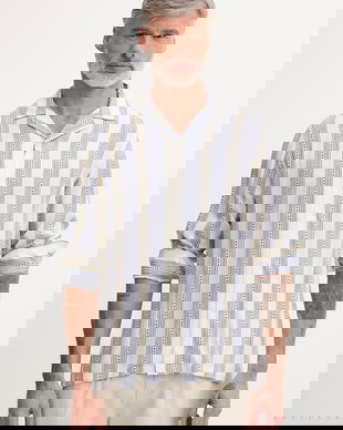 OAS cămașă pentru bărbați, cu vâscoză