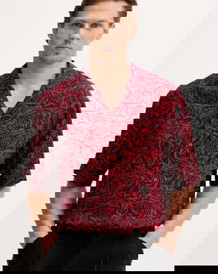 HUGO cămașă bărbătească cu vâscoză Espino