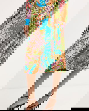 Liu Jo fustă petrecută cu vâscoză