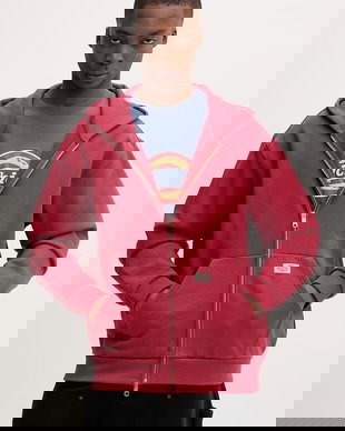 Dickies hanorac cu fermoar și glugă pentru bărbați, din bumbac