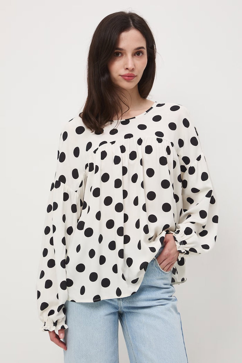 Medicine bluză de femei cu vâscoză