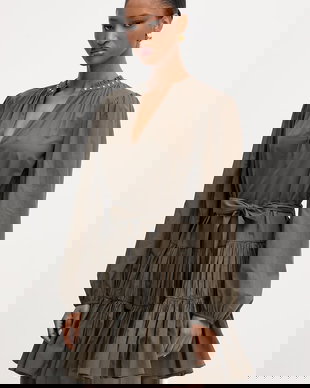 Liu Jo rochie evazată din bumbac