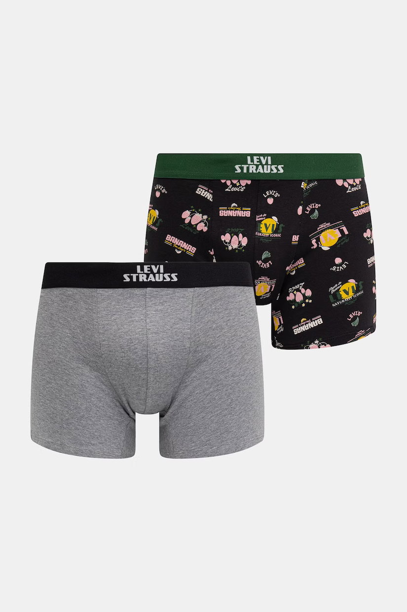 Levi's boxeri pentru femei, din bumbac cu elastan, pachet de 2