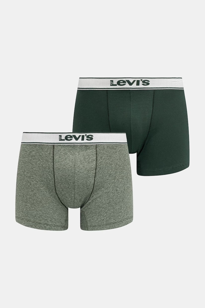 Levi's boxeri pentru bărbați, din bumbac cu elastan, pachet de 2