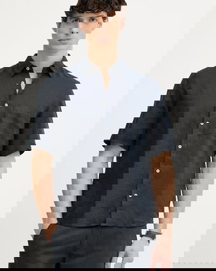 Marc O'Polo cămașă pentru bărbați, din in