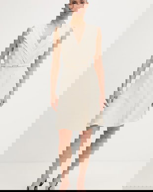 BOSS rochie cu vâscoză Dimosa-Mini