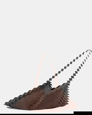 Yuzefi geantă pentru femei, din piele întoarsă WONTON