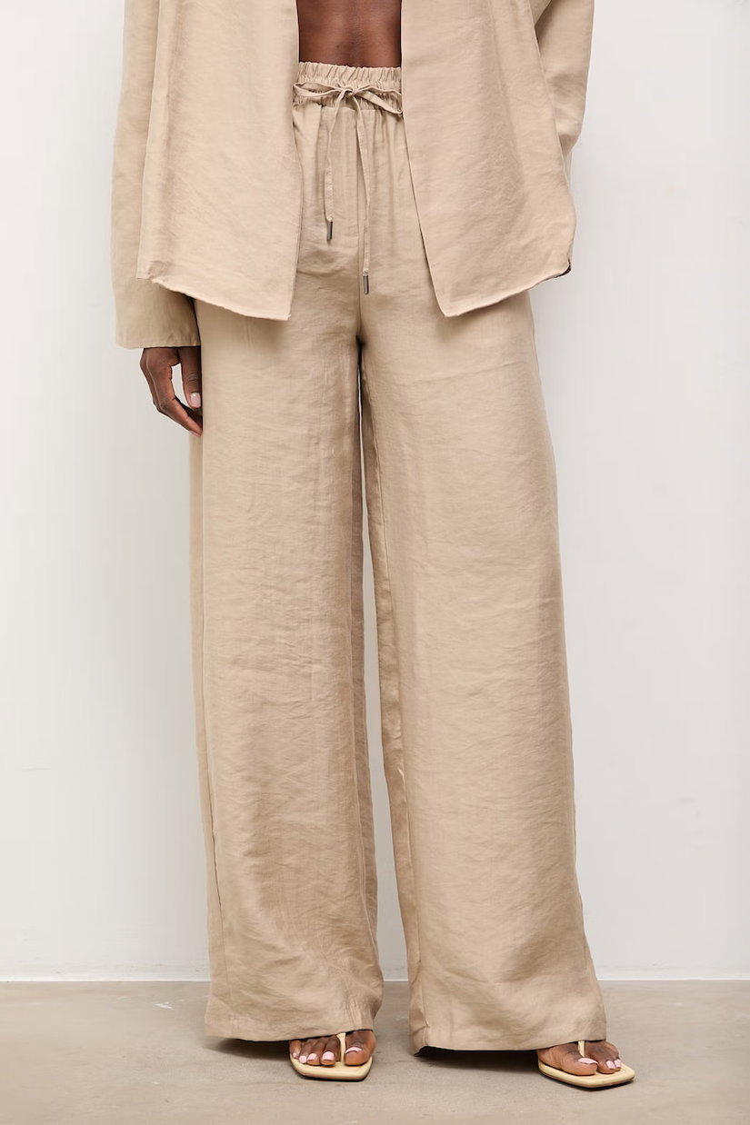 Answear.LAB pantaloni femei cu lyocell