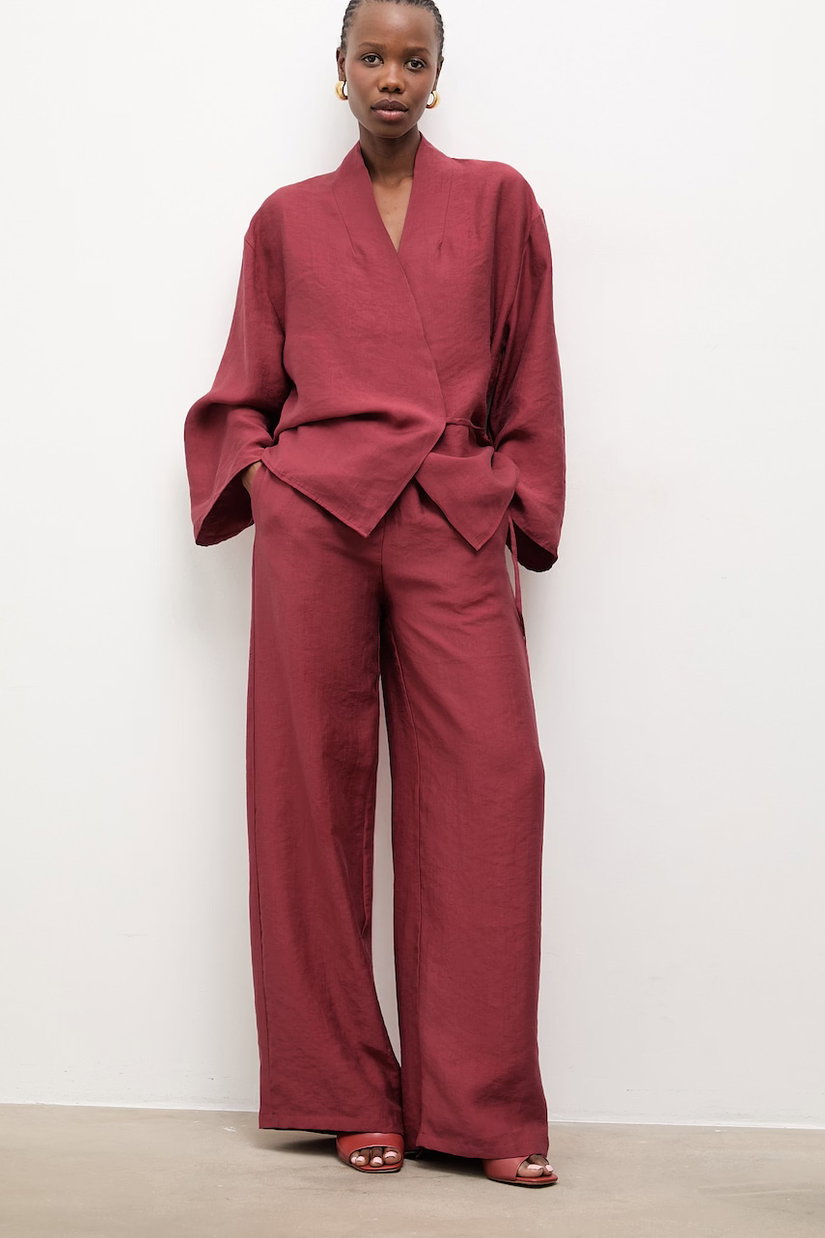 Answear.LAB pantaloni de damă cu lyocell