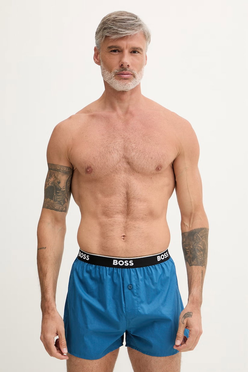 BOSS boxeri bărbați bumbac 2P Boxer Shorts EW pachet de 2