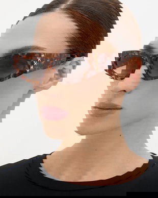 Gucci ochelari de soare cat eye pentru femei