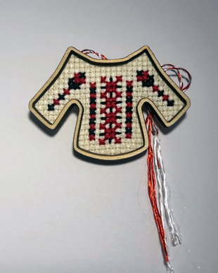 Mărțișor tradițional Ie cu altiță