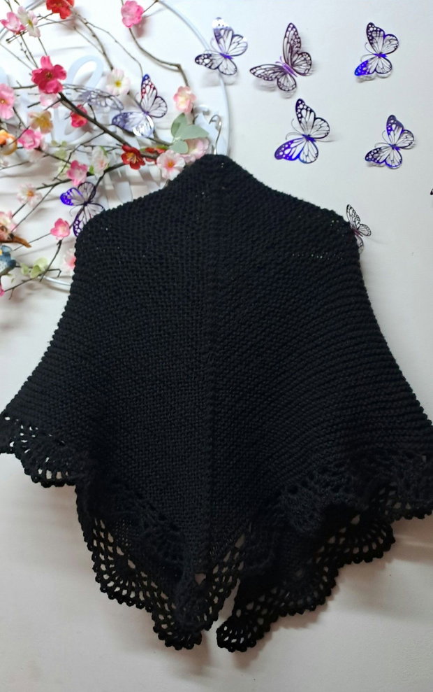 Șal negru 3