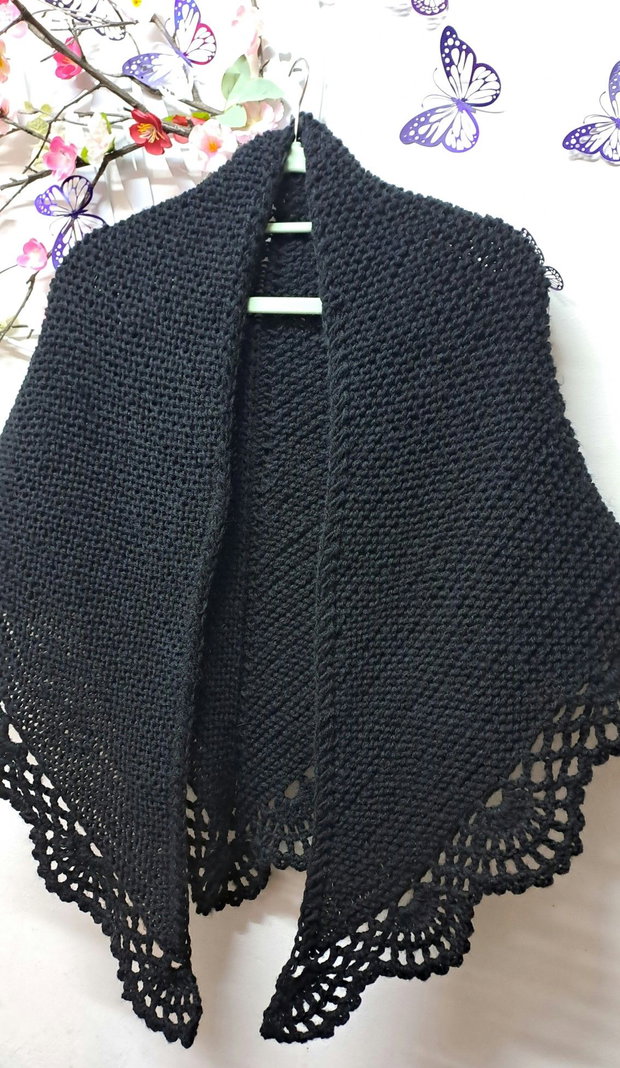 Șal negru 3