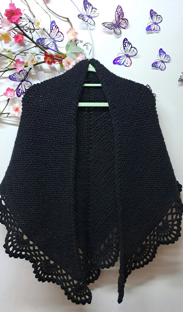 Șal negru 3