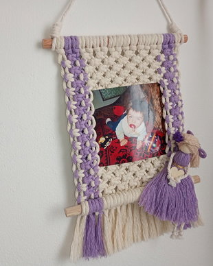 Rama foto macrame
