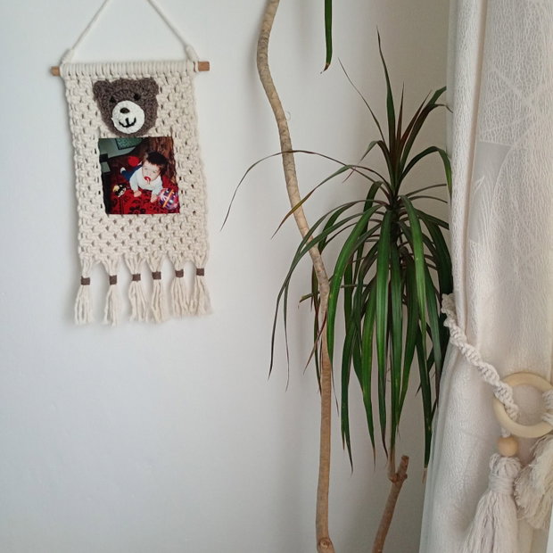 Rama foto macrame