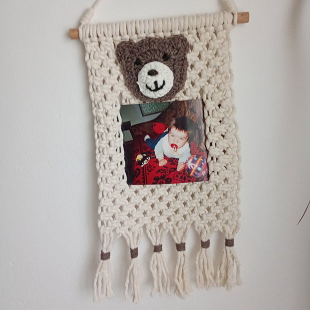 Rama foto macrame