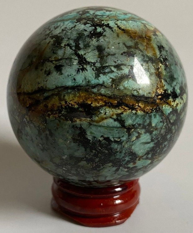 Turcoaz Verde - Sfera din piatra semipretioasa