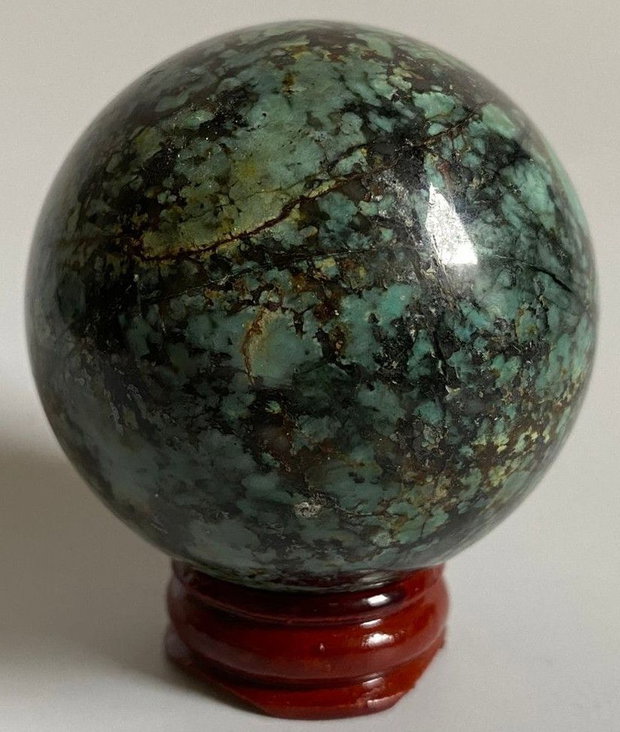 Turcoaz Verde - Sfera din piatra semipretioasa