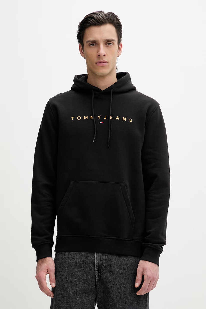 Tommy Jeans hanorac cu glugă bărbătesc cu bumbac