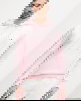 Tommy Hilfiger hanorac cu glugă pentru bărbați din bumbac