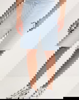 HUGO Blue pantaloni scurți de trening bărbați de bumbac Nasensio