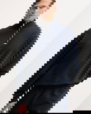 HUGO Blue hanorac de bărbați din bumbac Neeler